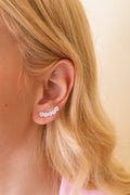 Ear cuff corações