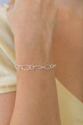 Pulseira elos diamantados
