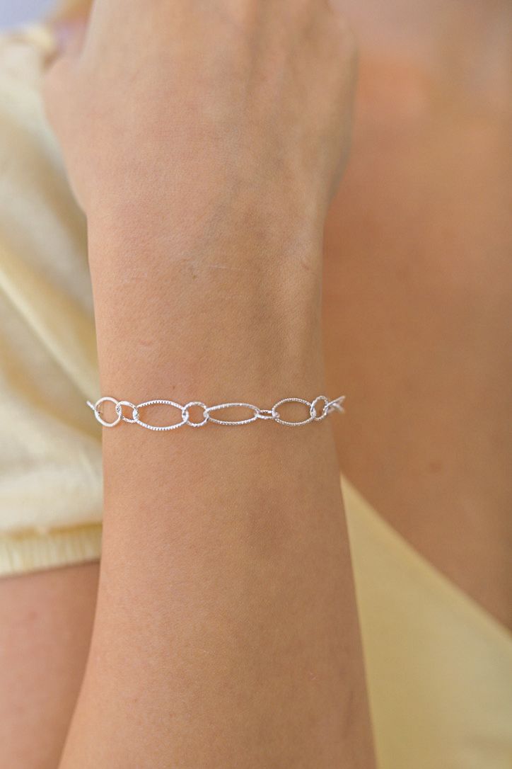 Pulseira elos diamantados