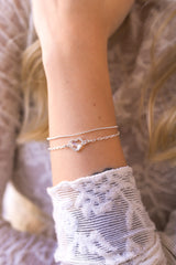 Pulseira dupla cristal